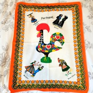 SOLD Vintage Portugal dish/tea towel